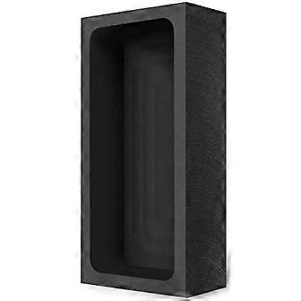 2-pack (2+1) Grafitgjutformar Degel för Gjutning Form Raffinering Metall Koppar Guld Silver Aluminium Mässing