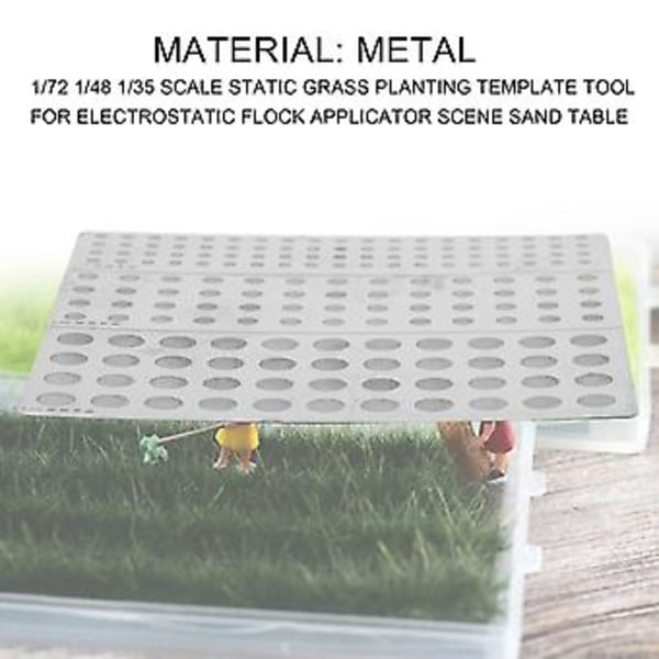 1/72 1/48 1/35 Skala Statisk Gräs P Mall Verktyg För Elektrisk F Applikator Scen S