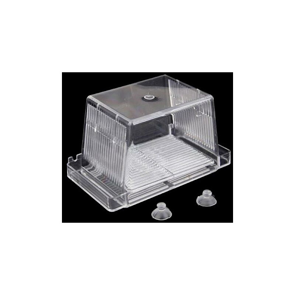 Flydende redekasse 2 i 1 akvarium avlsfisk rugekasse (12 x 7 x 7 cm) - Fei Yu