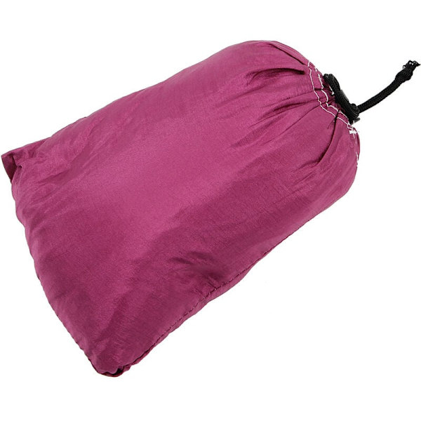 2 Bärbar Fallskärmshängmatta för Utomhuscamping (Lila) 270 x 140 cm