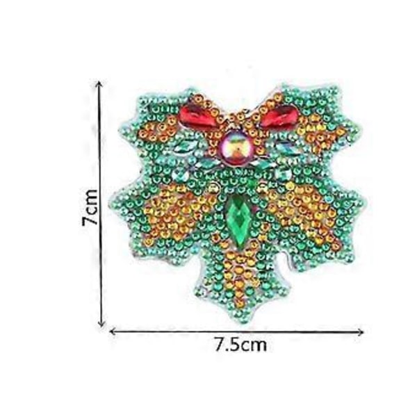3 stk. 5d Tegneserie Nøgleringe Diamant Maleri DIY Maleri Fuld Diamant Bor Nål SHZNV