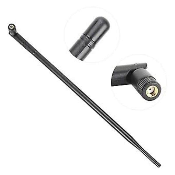 12dbi Wifi Antenn, 2.4g/5g Dualband Högförstärknings Wifi Antenn Lång Räckvidd Med Rpsma Kontakt För Wi