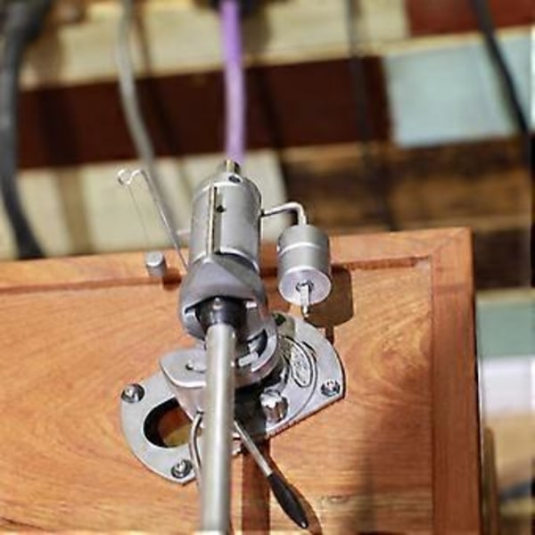 For SME 3009 Series II/3012 Platespiller Plattspillere Vekt Stabilisator LP Vinyl Sølv Klemme Rustfritt Stål Metall Spill