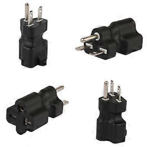 DIY Gjenkoblingsbar Strømkontaktadapter Nema 6-15P Hann til Nema 6-15/20R Hunn