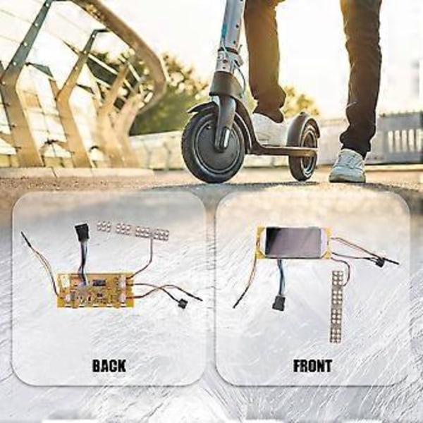 36V Elektrisk Scooter Display LCD-Skärm 8 Tums Elektrisk Scooter Ersättningstillbehör Lämplig för S1 S2 S3