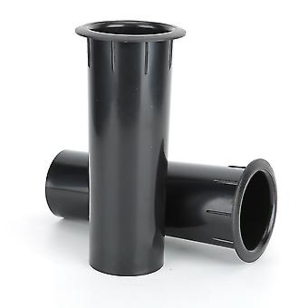 2 stk. Åbent Hul 50mm Rør Glat Indvendig Væg Højttaler ABS Plast Inverteret Rør til 4-6 tommer Højttalere (Åbent Hul 50mm Rør)