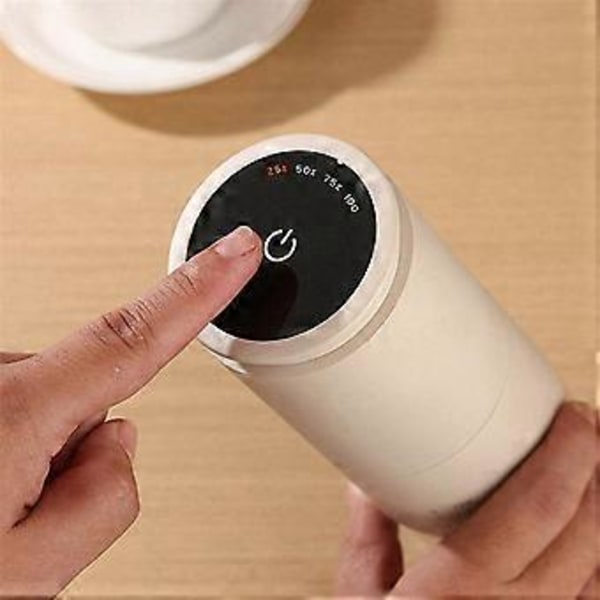 Elektrisk Kvarn Portabel Kvarn USB-Laddning Kaffekvarn Automatisk Kaffekvarn för Espresso Mjölkte Färg