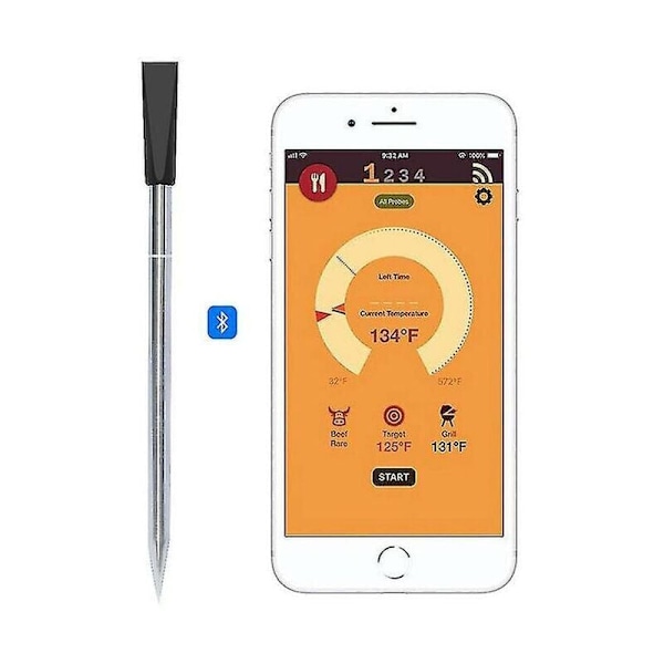 Long Range Smart Wireless Thermometer with Bluetooth and Wifi Digital Connectivity