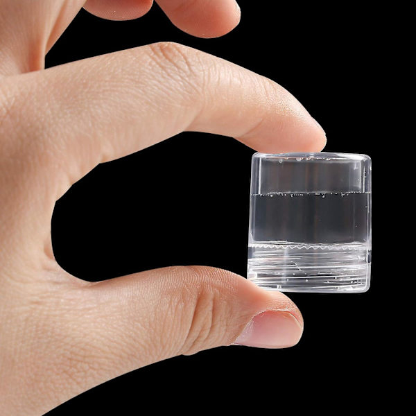 Förvaringslåda för transparenta nageldiamanter, förvaringslåda för nagelkonst, paljetter, diamantmålning, tillbehör, transparent flaska, gör-det-själv