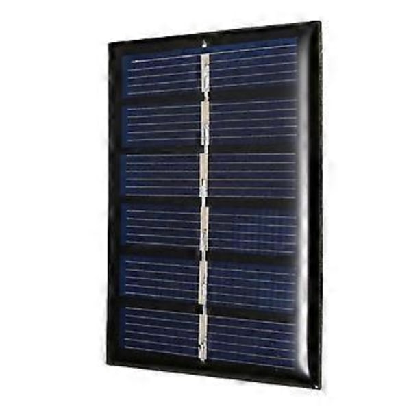 0,3W 3V Mini Solpanel Polykrystallinsk Silicium Lille Solcelle DIY Vandtæt Camping Bærbar Strøm Solpanel Kompatibel til Legetøj Lys Lampe Ventilator