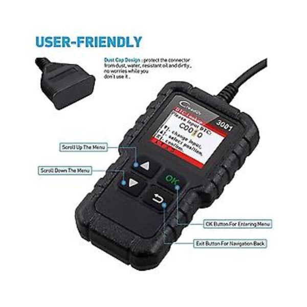 Launch C 3001 Obd2 Auton Scr Moottorivian Autotyökalu Engi