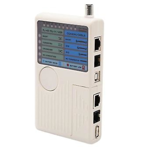 Rj11 Rj45 Usb Bnc Lan Nettverkskabel Tester Fjernstyrt Lan Kabel Tracker Detektor 4 I 1 Rask Tester Til