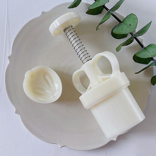 Søde kaninformede plastik månekageforme månekageforme DIY bagetilbehør