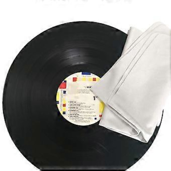 2 STK 40x40CM Vannabsorberende Semsket Hjorteskinn Kluter Rengjøringsklut for LP Vinylplater Rengjøring Tilbehørssett