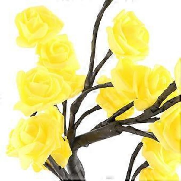 LED Rose Blomsterlampe, USB Juletræs Natlamper, Perfekt til Fester, Bryllupper, Soveværelser og Mors Dags Gave-B
