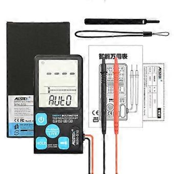 Høj Præcision Multimeter Transistor Tester Kapacitansmåler Resistensmåler