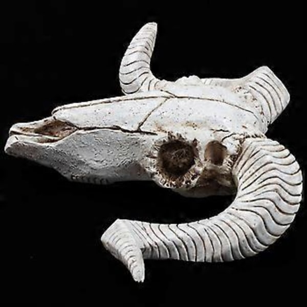 Hartsilammas Pääkallo Pää Seinäkoriste 3D Eläin Pitkäsarvi Veistos Figuriinit Käsityöt Sarvet Kodin Sisustus Koristeet