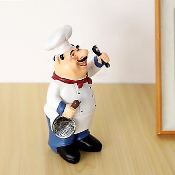 Retro Ornts Resin Håndverk Mini Figurer Hjemmesett Restnt Bar