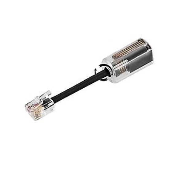 6 stk. Telefonsnor Detangler Rj9 4p4c Roterende Anti-T- Telefonsnor Fasttelefon