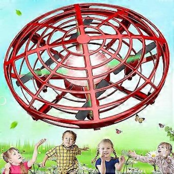 Ufo Drönare För Barn Handstyrd, Barndrönare, Mini Drönare Med Led-ljus, Flygande Drönare Levitation