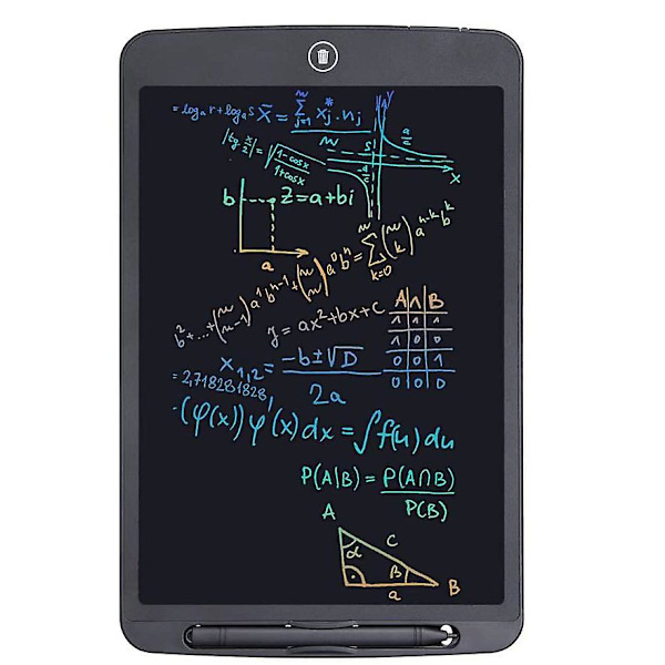 LCD-skrivetavle - Digitalt grafikkbrett, papirfritt maleri for barn, skole, tegning, notater (1 stk)
