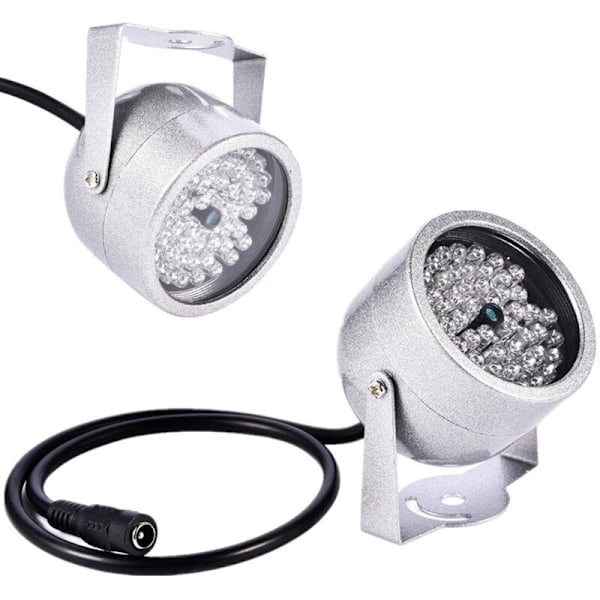 IR-projektør 48-LED IR infrarød nattesyn-illuminator sikkerhedskamera IR infrarød nattesyn