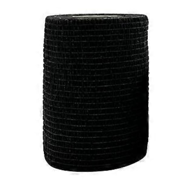 Svart Självhäftande Elastisk Linda Tejp för Knästöd Fingrar Ankel Handflata Axel