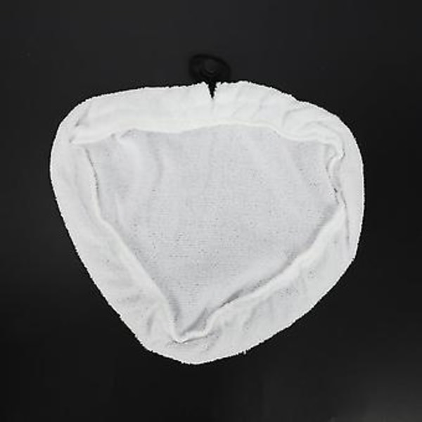 10 st Vita Mikrofiber Tvättbara Återanvändbara Tyg Ersättningsdynor Golvrengöring För Ångmopp