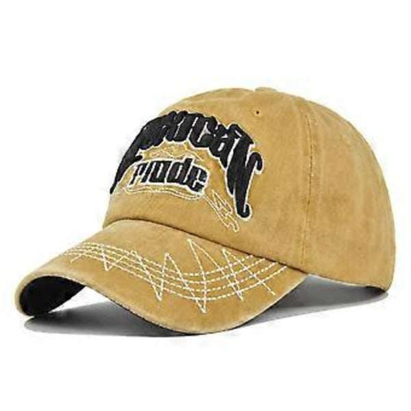 Ny retro patch tredimensionell broderi baseballkeps 3D broderi skärmkeps tvättad för att göra gammal böjd brätte hatt solskydd