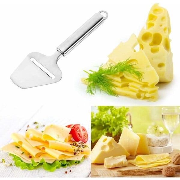 Klassisk ostekniv i rustfritt stål med robust blad og trygt håndtak Profesjonelle ostekniver for hard og myk ost