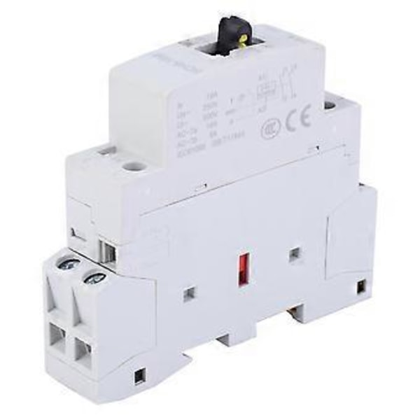 AC-kontaktor för hushåll BCH8-16M med manuell funktion 2P16A 24V1NO 1NC