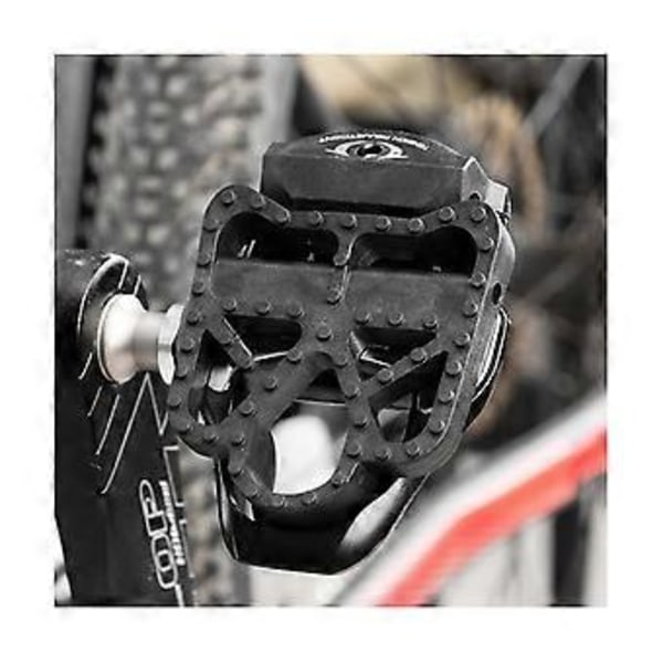 Sykkelpedal Landevei og Mountain Lock Pedal Konverteringspute Icycle Pedaler Landevei Pedaler Vanntett Sykk