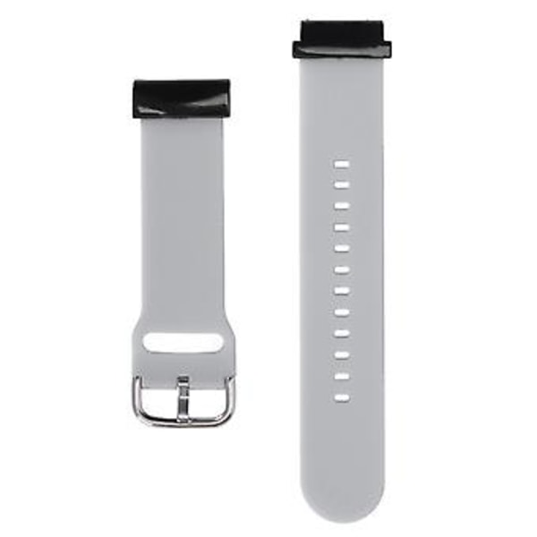 26mm Silikon Klockarmband Flexibelt Justerbart Ersättningsarmband för Fenix 7X 6X 5X Grå