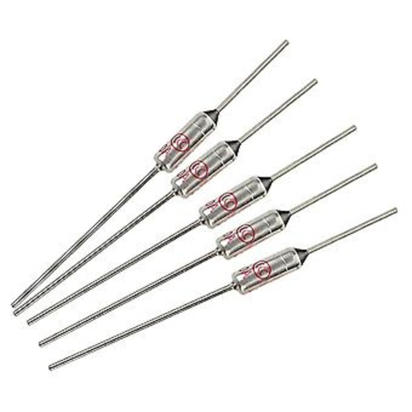 5 stk. kredsløbsafbryder Tf 185 Celsius 250v 10a Temperatursikringer