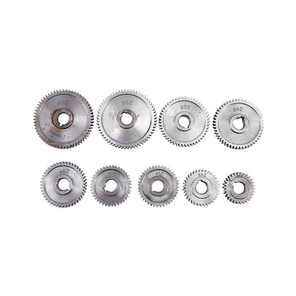 9 st/set cj0618 hushåll liten svarv, mikro svarv växel, metall utbytesväxel detaljhandel