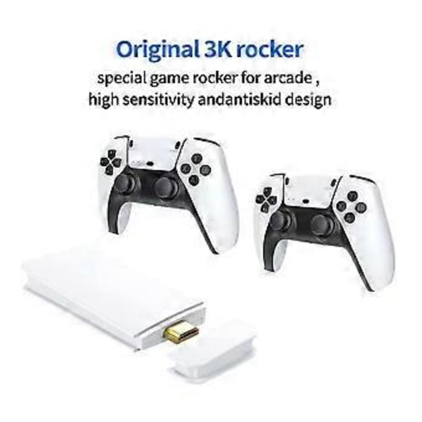 M15 Videospill Stick 4K 64G 20000+ Håndholdt Videospillkonsoll Trådløse Spillkontrollere 20+ Simulatorer