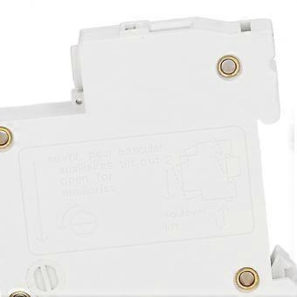 1P Miniatyrbrytare Pa66 Kortslutningsskydd DIN-skena Monteringsbrytförmåga 6000A 230V 400V 16A