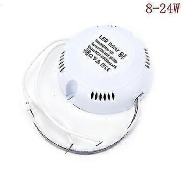LED Driver 8-24w Højeffektiv Strømforsyning AC 176v~265v Til Loftslampe Ny