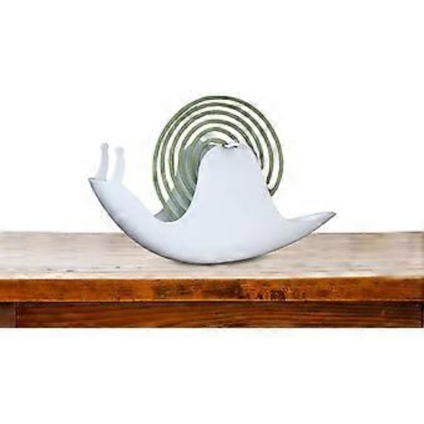 1 stk. Snegle Myggespiralholder - Snegleformet Myggespiralholder til Udendørs Camping eller Indendørs Brug i Hjemmet - Varmebestandig Sneglestil Mos (d-4-)