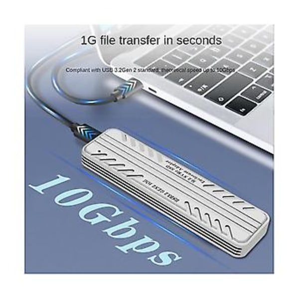 SSD-kotelo M.2 NVMe -kotelo USB C PCIe M2 SSD -kotelo USB 3.2 N2 10 Gbps 2230 2242 2260 -kooille