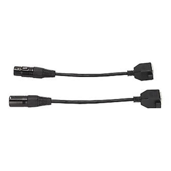 2st XLR3 till RJ45 Kabel 3-pin Plug and Play Hona XLR Nätverkskabel för LED Strip Inspelningsstudio