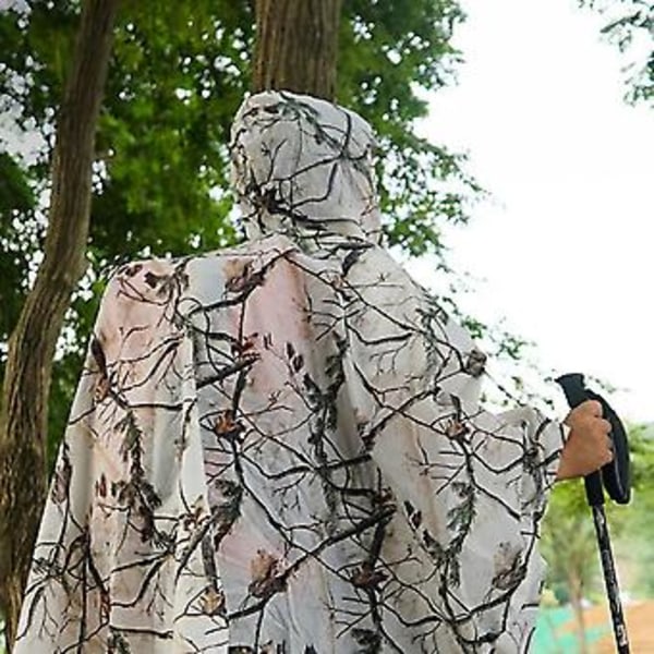 210 cm Vandtætte Regnfrakker Dame/Herre Jungle Regnponcho Rygsæk Camouflage Frakke Cykling Klatring Vandring Rejseovertræk