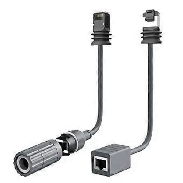 Til rektangulær Satellite Gen3 V3 erstatningskabeladapter til kabel RJ45 Ethernet hun-stik