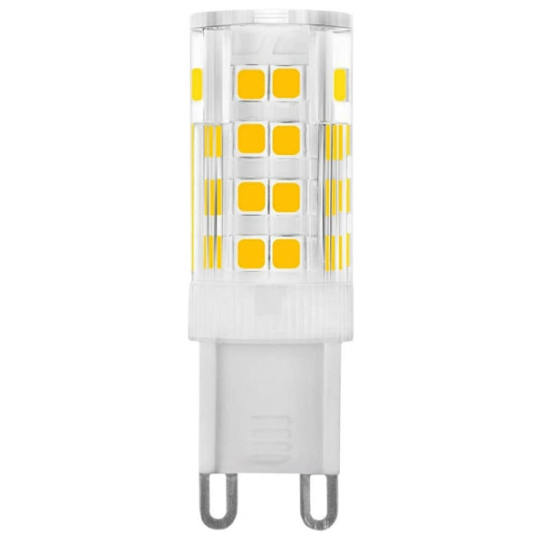 G9 LED-pære, varmt hvitt 3000k 5w G9 LED-lyspære tilsvarende 40W halogenpærer 420 lumen ikke dimbar, 10-pakning