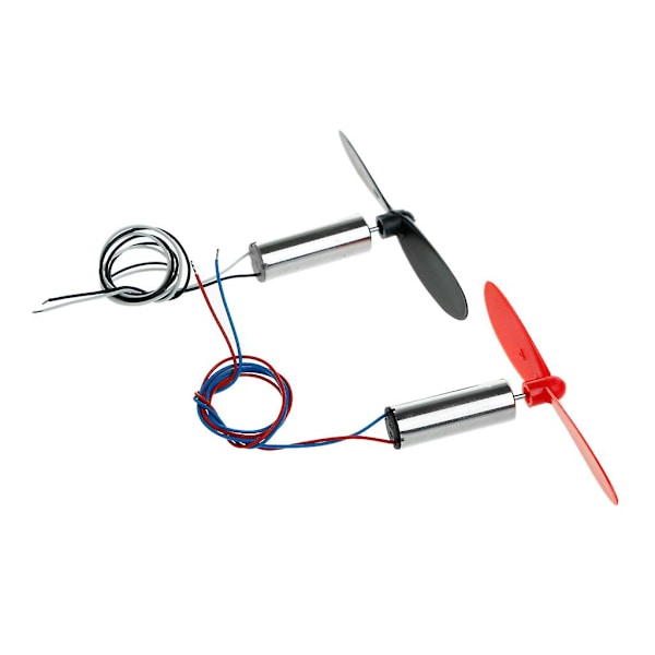 1 par til DC 3.7V 720 Mini Model Helikopter Coreless Motor Propeller Stor Torq