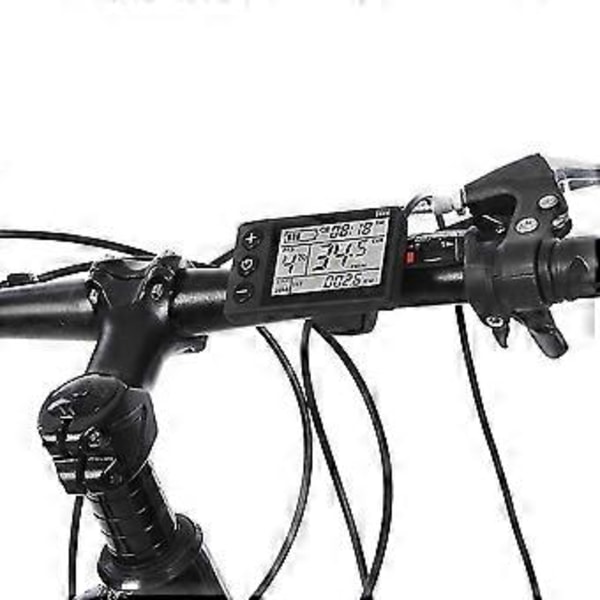 S866 Elektrisk Cykel Display LCD Mätare För Intelligent Kontroller Ebike Panel Sm Kontakt Elektrisk Cykel