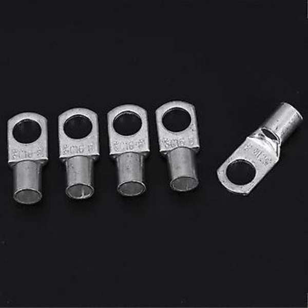 10 stk. kobberrør 16 mm X 8 mm kabelsko batteri startkabel svejse krympe terminal ring