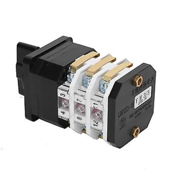 Yleiskäyttöinen sähköinen nokkakytkin pyörivät kytkimet LW12D‑16YH3/3 220V‑380V 16A 4 asentoa