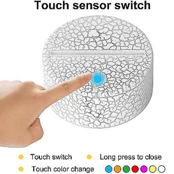 2 kpl 3D LED-lampunjalkaa + kaukosäädin + USB-kaapeli, 16 S näyttö