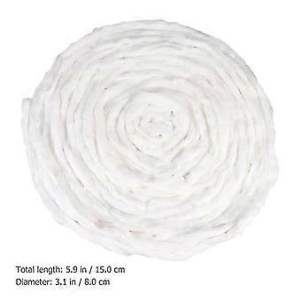 2 Poser Bomuldsspole Hårpermanent Papir Bomuldsrulle Spole Bomuldssalon Spole Manicure Bomuldsspole Manicure Bomuldsspole